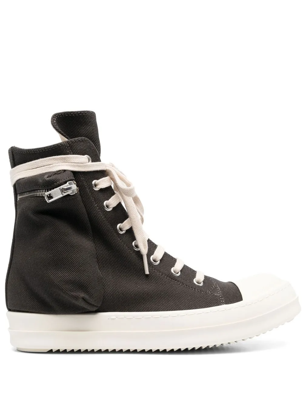 

Rick Owens DRKSHDW high-top baseball boots - Black