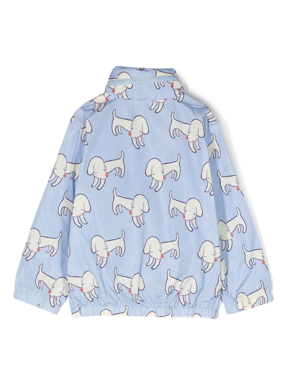 Stella McCartney Kids Jas met hondenprint - Blauw