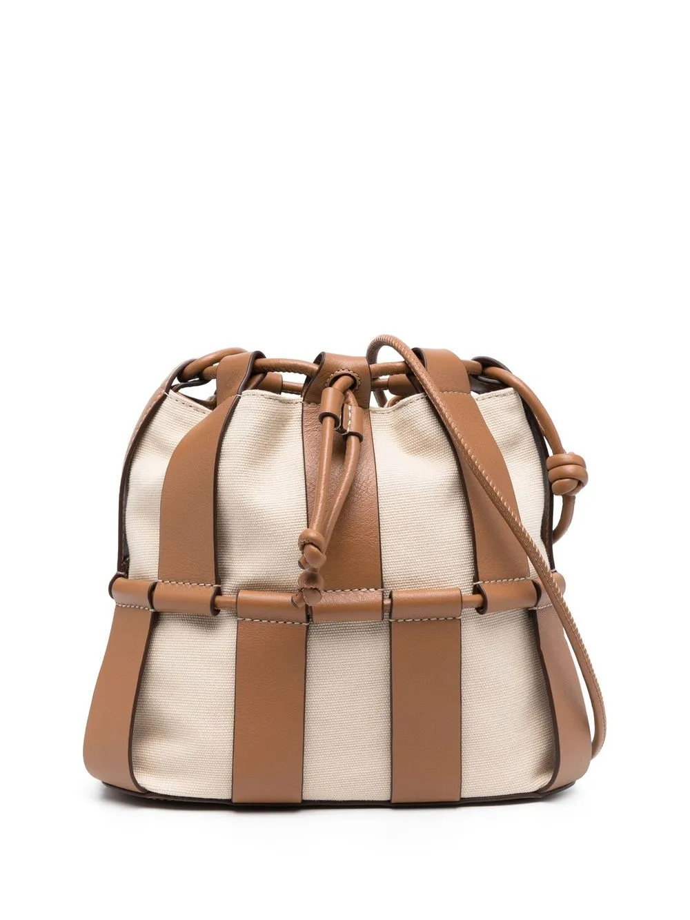 

Hereu contrast bucket bag - Brown