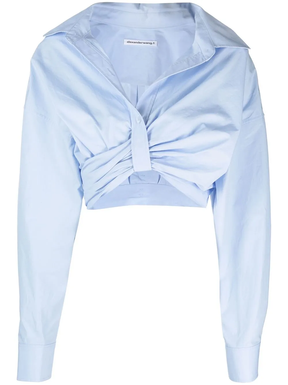 

Alexander Wang tie-knot long-sleeve shirt - Blue