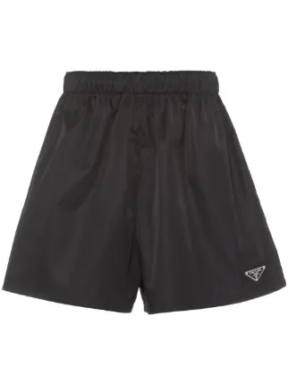 Prada Re-nylon Shorts | Black | FARFETCH AO