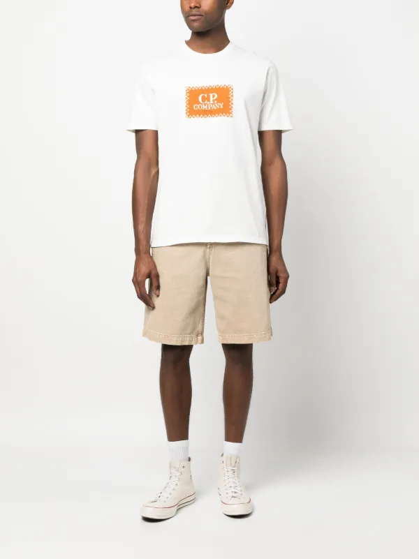 【関税込み】C.P. Company オフホワイト ロゴパッチ Tシャツ 楽天市場】c.p.company（カラーホワイト）（Tシャツ・カットソー