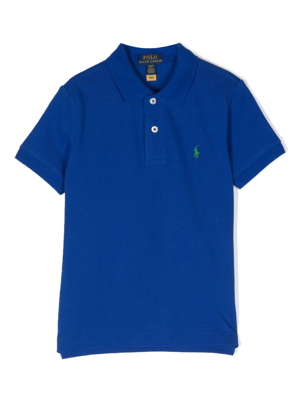 POLO RALPH LAUREN KIDS logo-embroidered polo shirt | Blue | Image 1