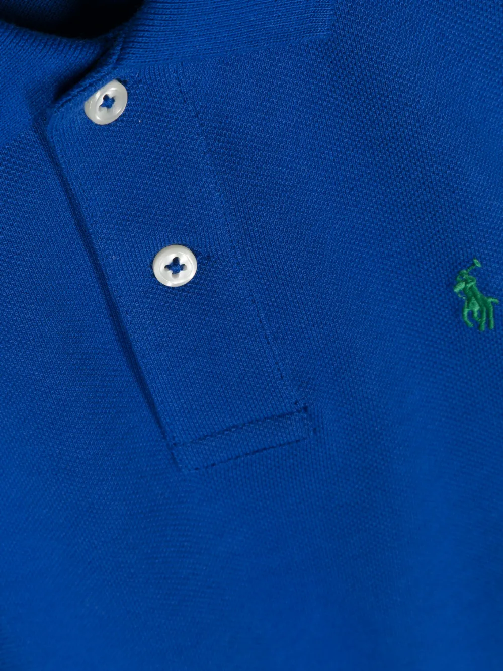 Polo Ralph Lauren Logo-embroidered Polo Shirt In Blau