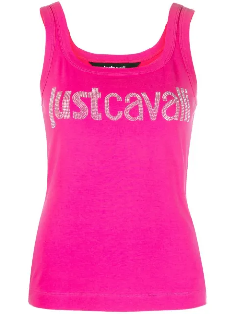 Just Cavalli Tanktop mit Logo-Verzierung