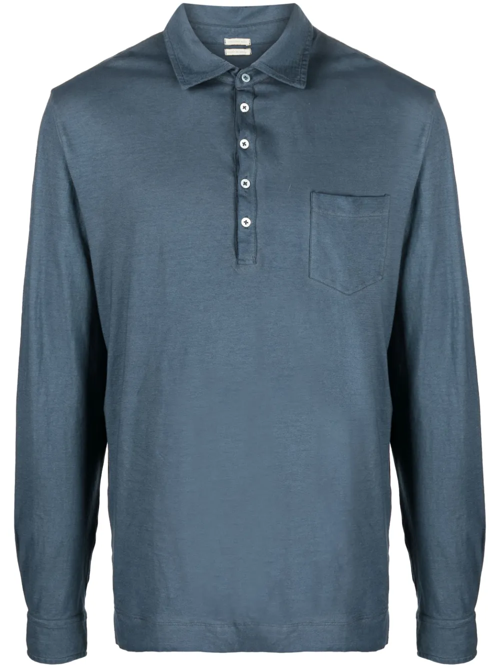 Massimo Alba long-sleeve cotton polo shirt