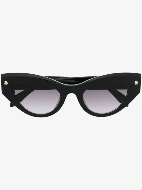 Alexander McQueen Eyewear солнцезащитные очки в оправе 'кошачий глаз'