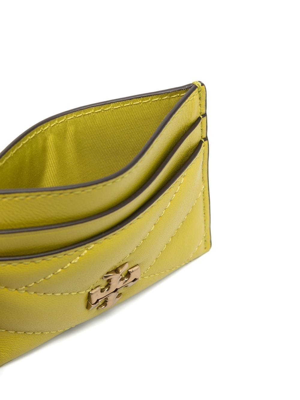 TORY BURCH: Kira bag in quilted leather - Lemon