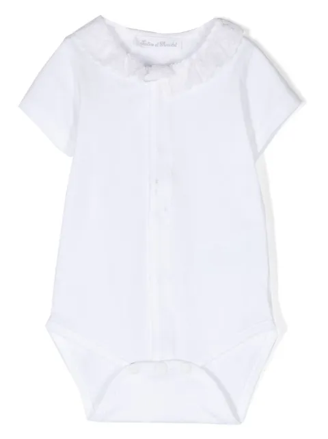 Tartine Et Chocolat lace collar short-sleeve body