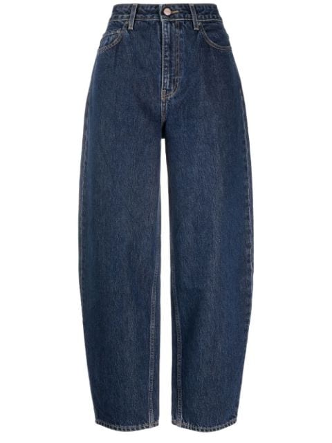 GANNI Stary high-waisted jeans