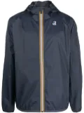 K-Way R&D Le Vrai logo-patch hooded jacket - Blue