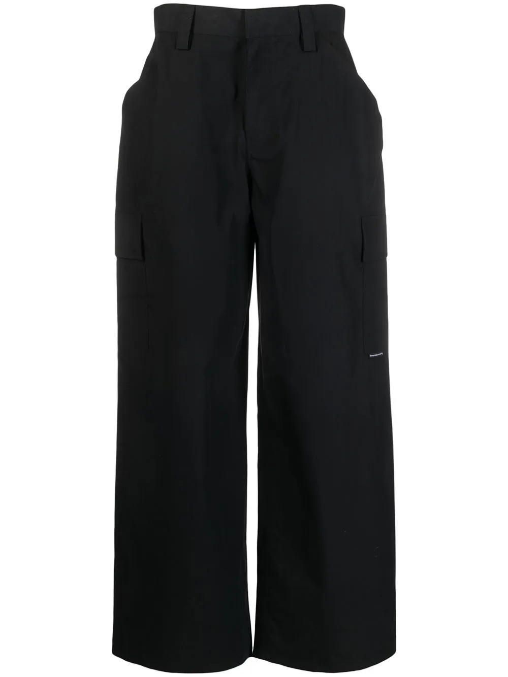 Alexander Wang Wide-leg Cargo Pants In Black