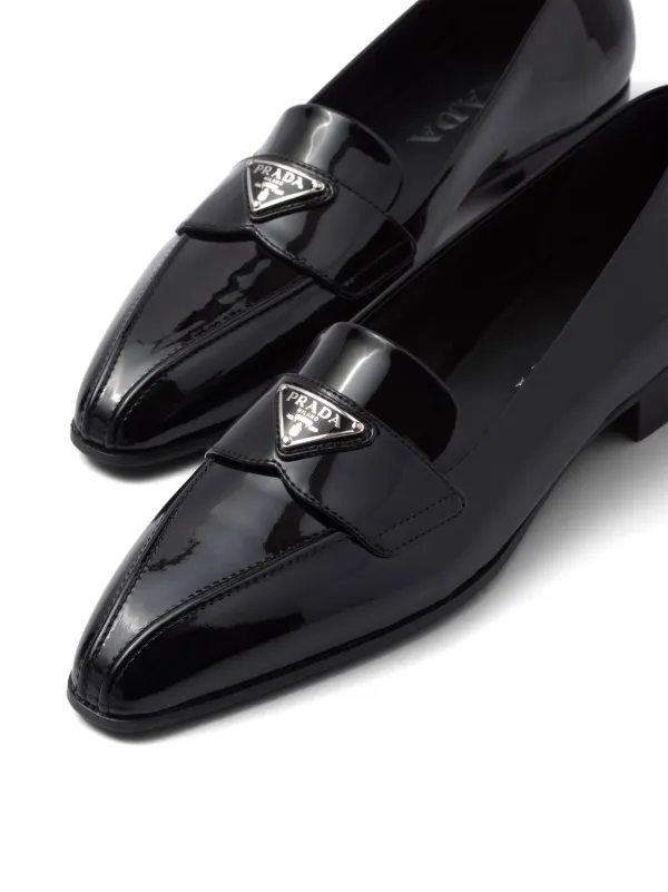 Prada sales patent shoes