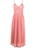 TWINSET pleated lace dress - Pink