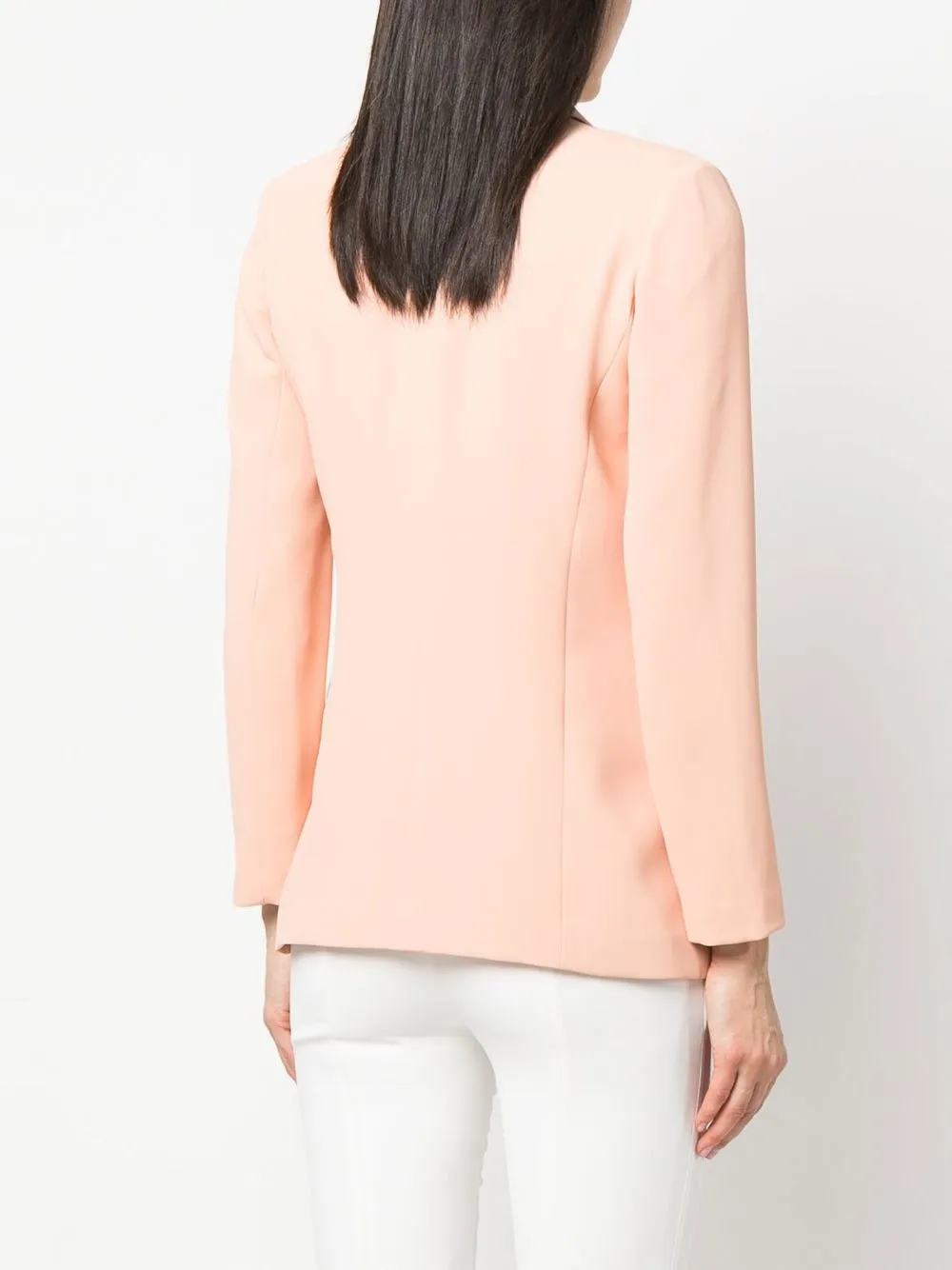 Twinset Single-breasted Blazer In Orange