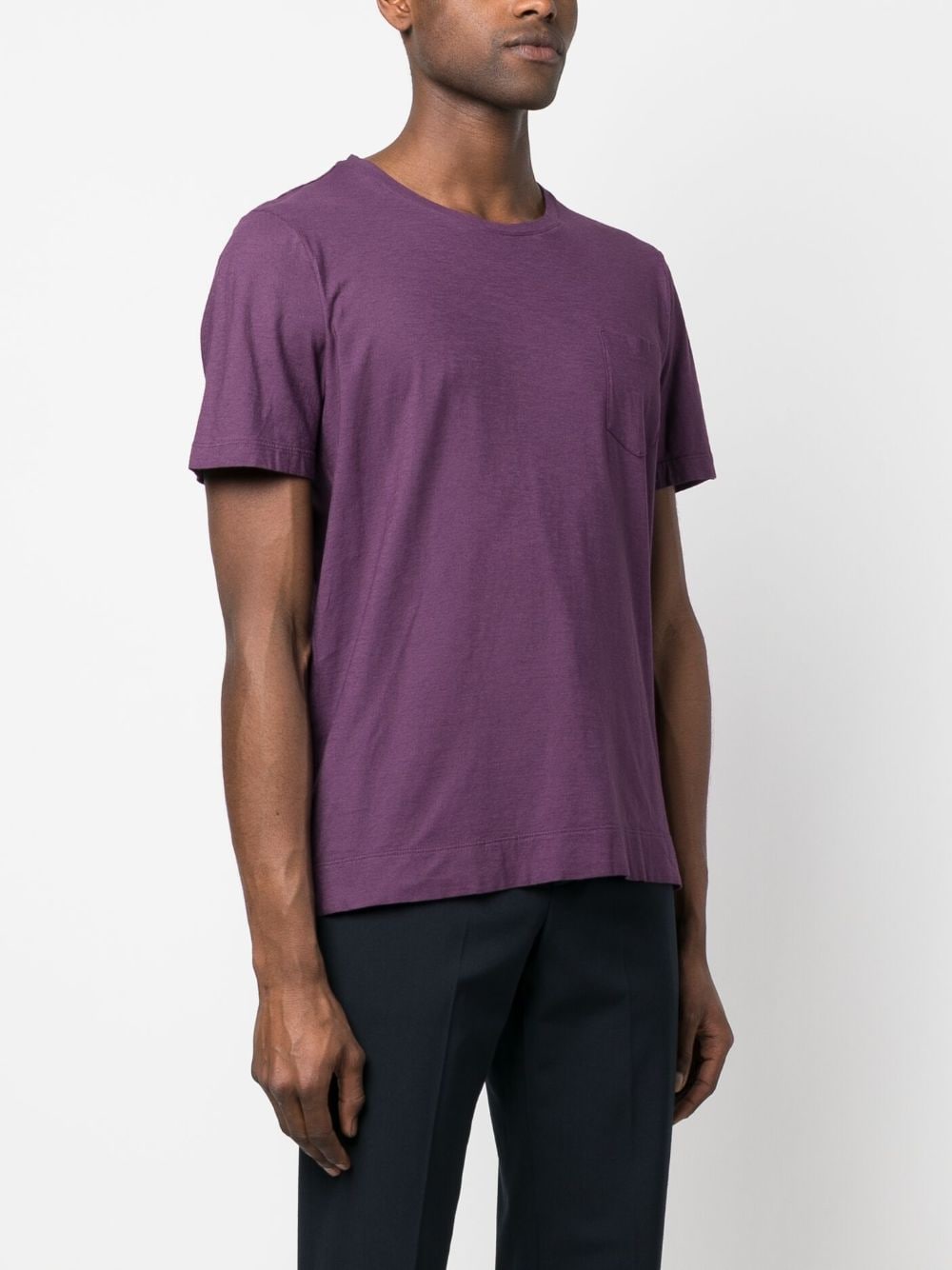 Shop Massimo Alba Jersey Cotton T-shirt In Violett