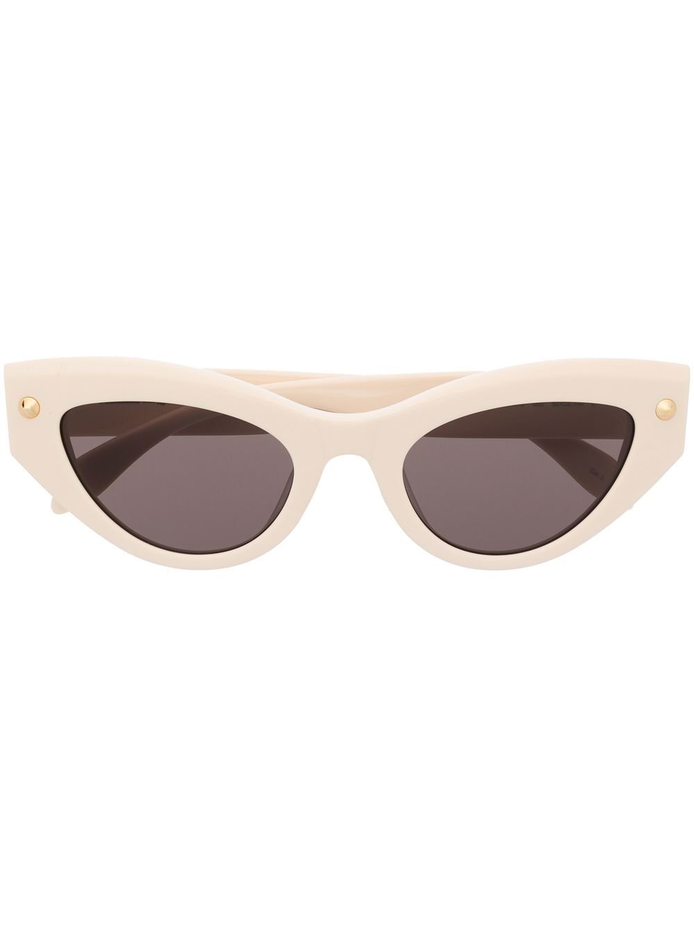 Alexander Mcqueen Cat-eye Frame Sunglasses In Weiss