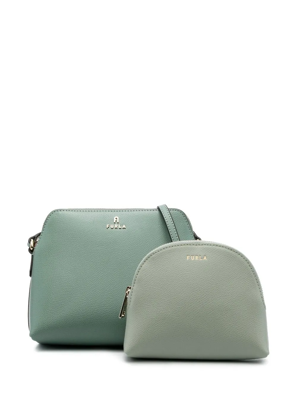 

Furla leather small cross body bag - Verde