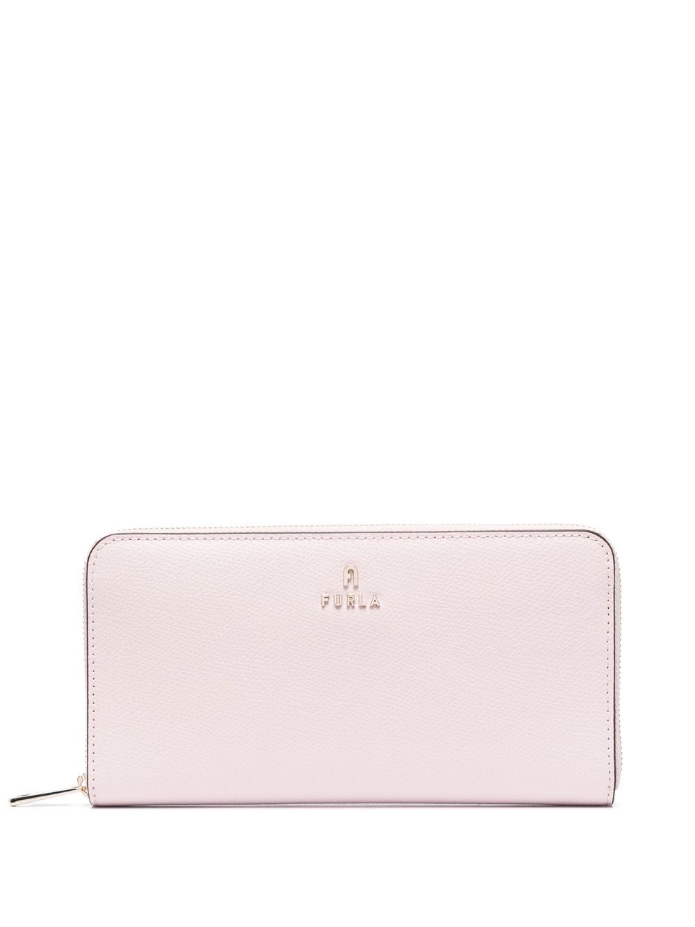 

Furla logo-lettering leather wallet - Pink