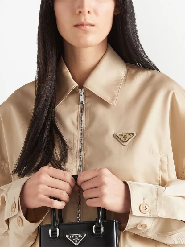 Prada Re-Nylon Cropped Blouson Jacket - Farfetch