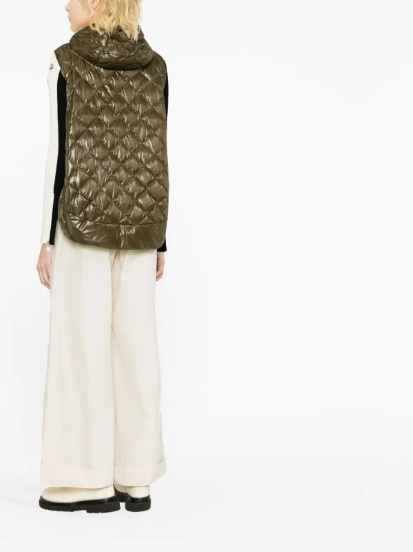 Herno Piumino Smanicato Trapuntato Verde FARFETCH IT