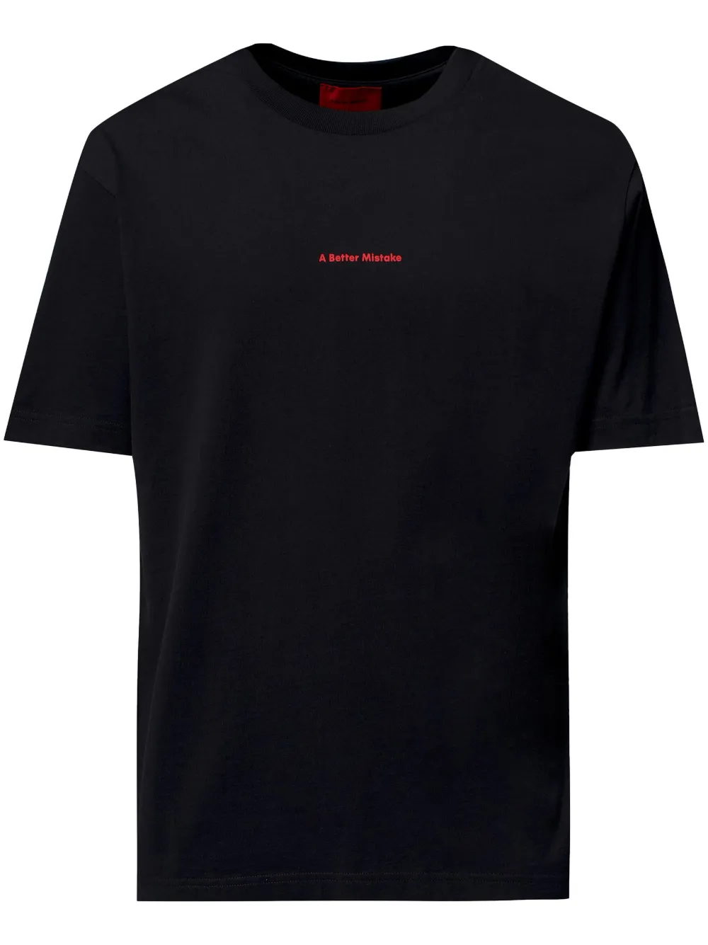 A Better Mistake Essential Crew-neck T-shirt In Black