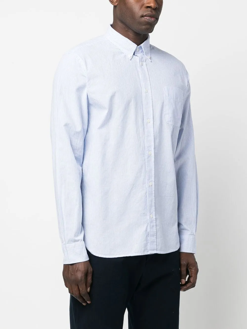  Woolrich Striped Long-sleeve Shirt - Blue 