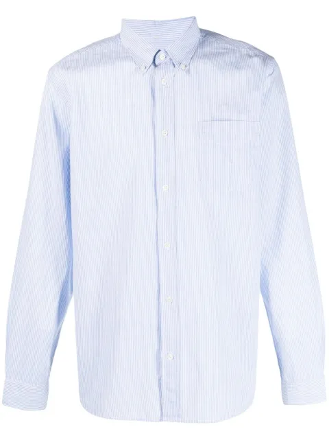 Woolrich striped long-sleeve shirt
