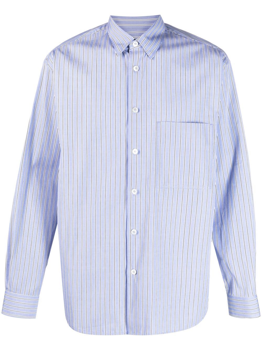 

Lanvin long-sleeved striped shirt - Blue