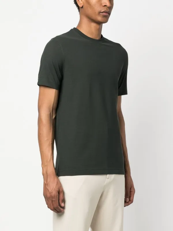 Zanone クルーネック Tシャツ | グリーン | FARFETCH JP