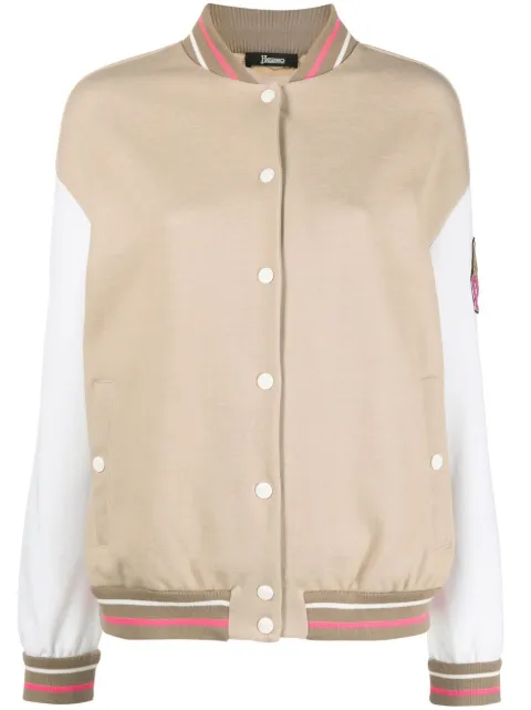 Herno two-tone tipped bomber jacket