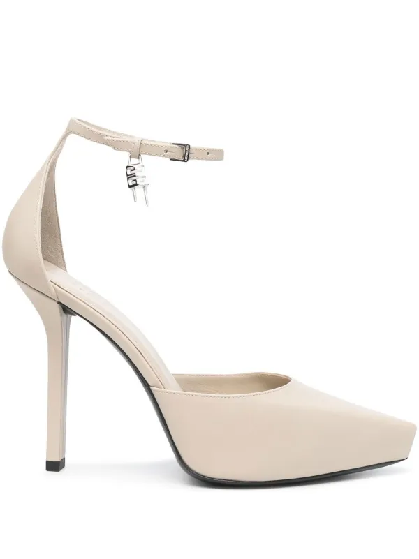 charm detail ankle strap pumps