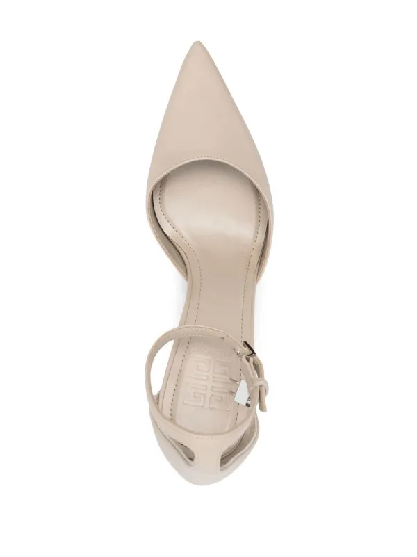 Givenchy charm detail ankle strap Pumps Neutrals FARFETCH CA