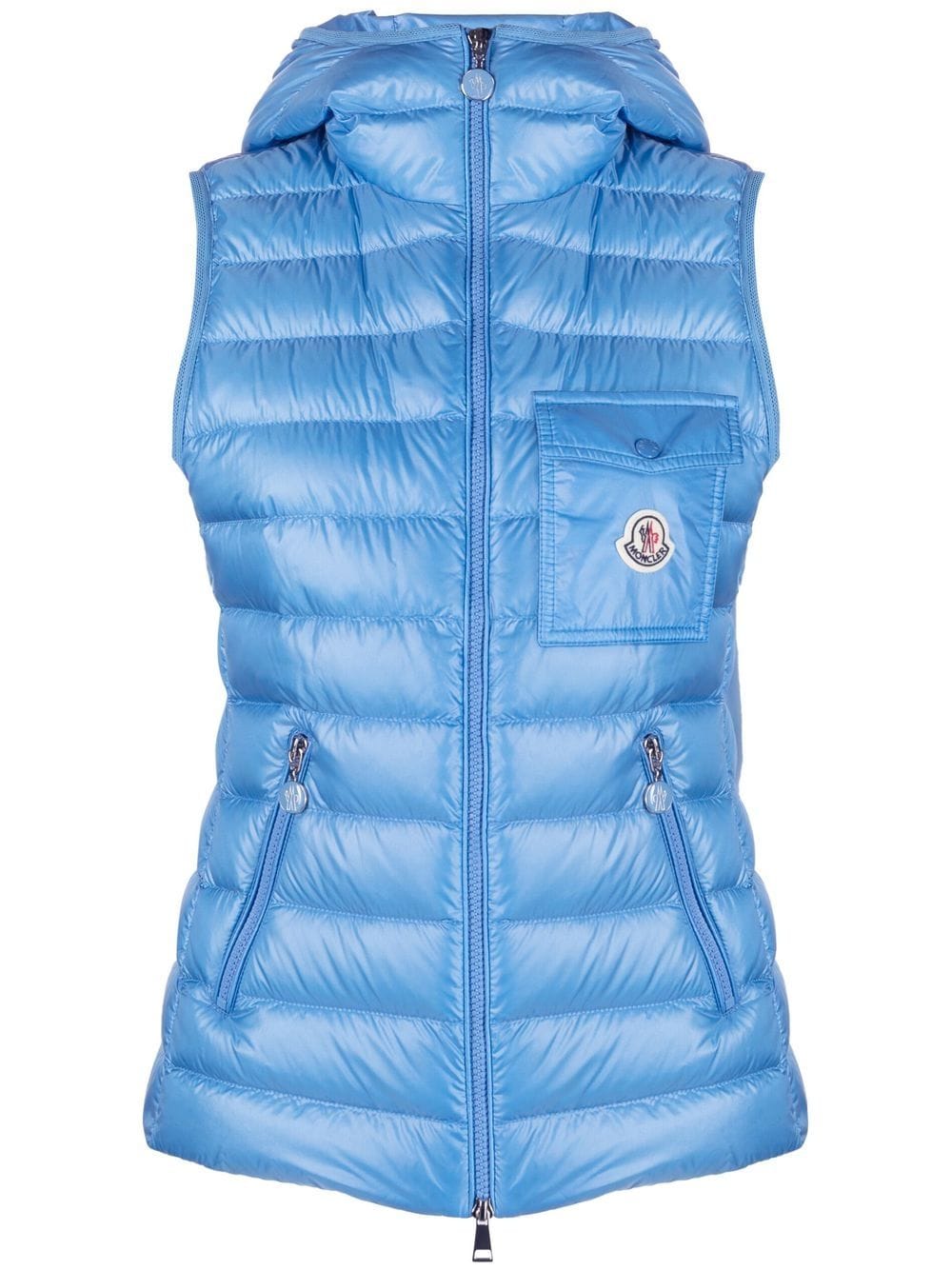 MONCLER RAGOT HOODED QUILTED GILET