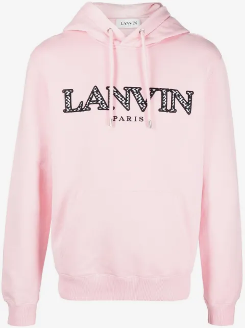 Lanvin hoodie con logo bordado