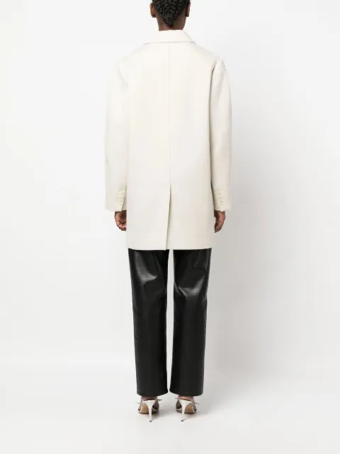 ISABEL MARANT Jilinka single-breasted coat MA0034FAA1D10I - 3