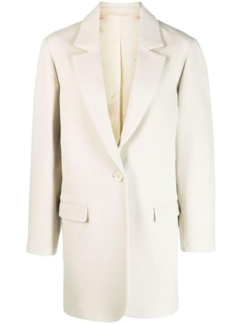 ISABEL MARANT V-neck single-button coat