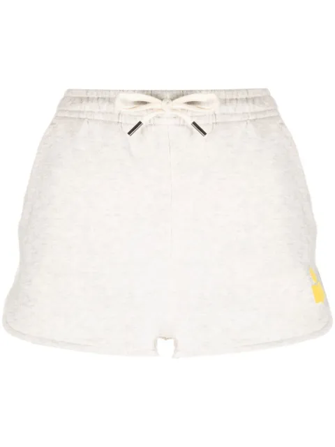 MARANT ÉTOILE shorts deportivos Mifa con logo estampado