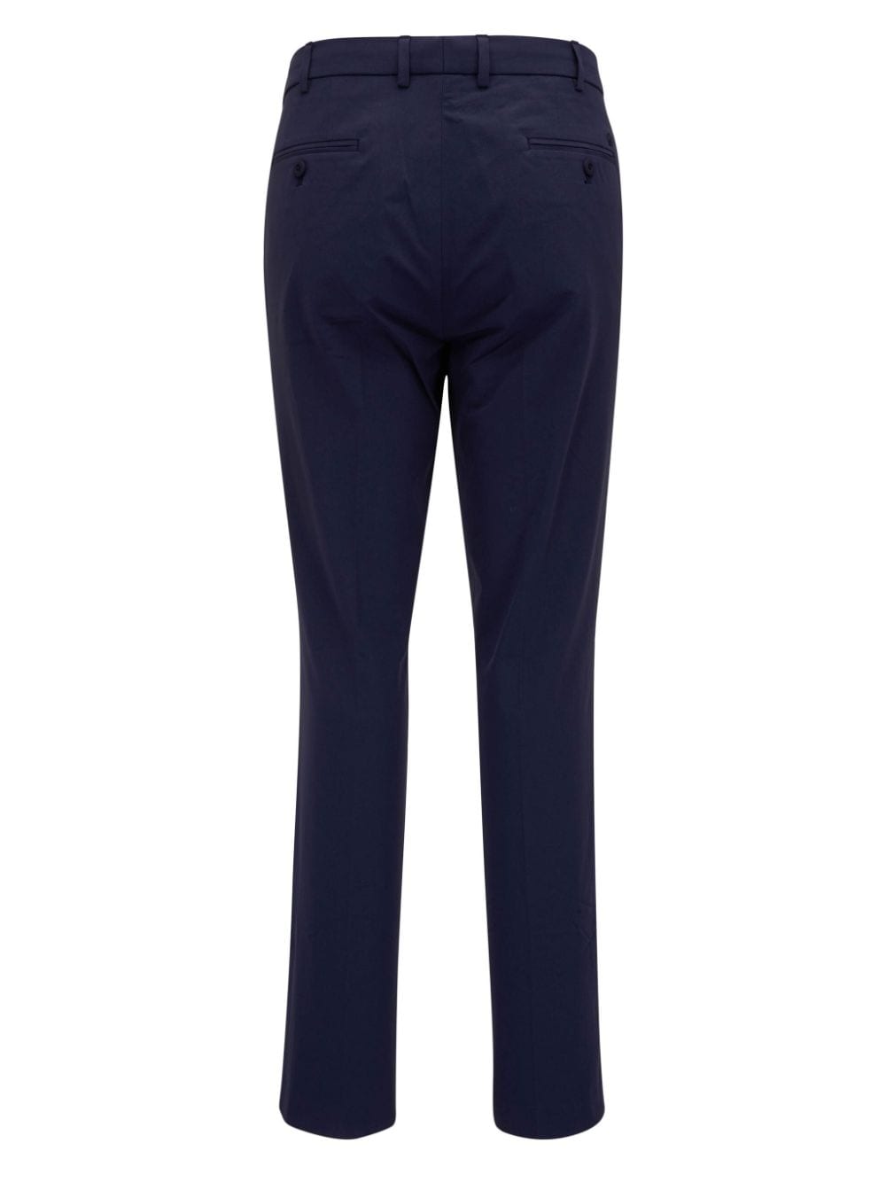 Shop Peter Millar Tailored Straight-leg Trousers In Blue