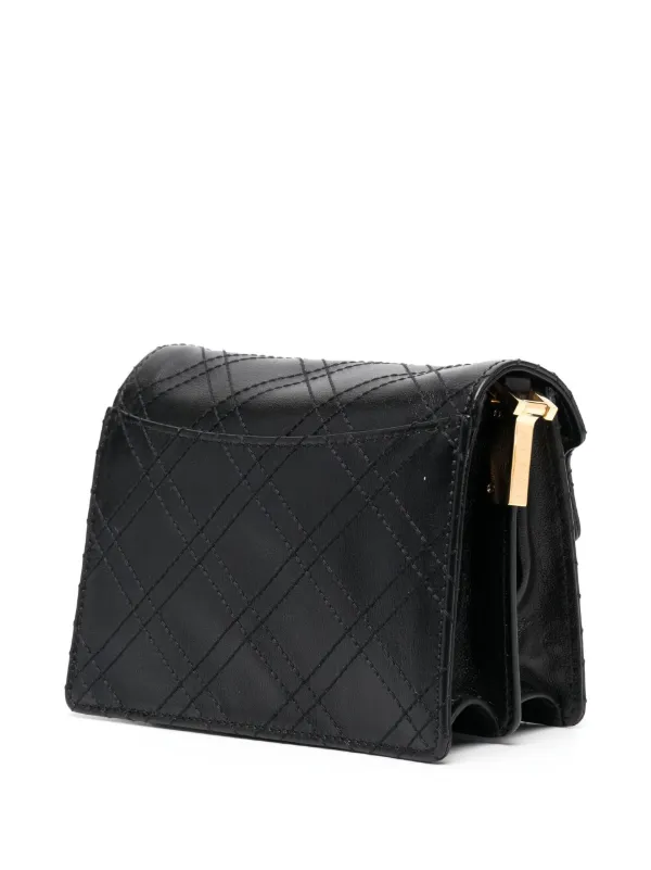 【MARNI】Small toggle shoulder bag/追跡+関税+全国送料込み Marni Trunk E/W Leather Shoulder Bag | Neutrals | FARFETCH