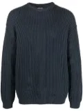 Giorgio Armani chunky-knit jumper - Blue