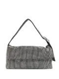 Benedetta Bruzziches crystal-embellishment shoulder bag - Silver