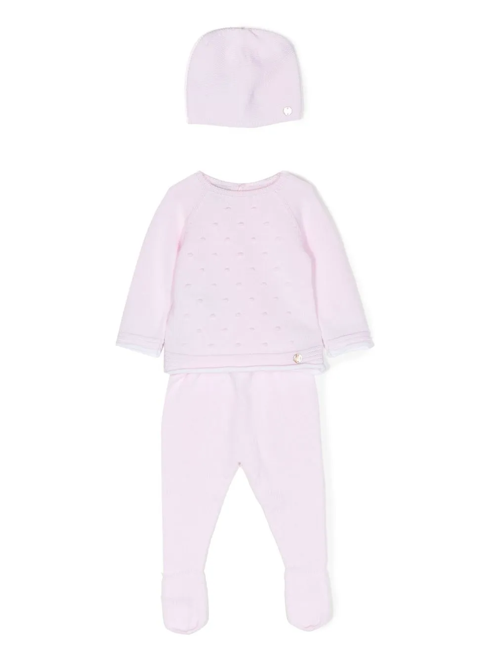 Paz Rodriguez three-piece cotton set - Pink