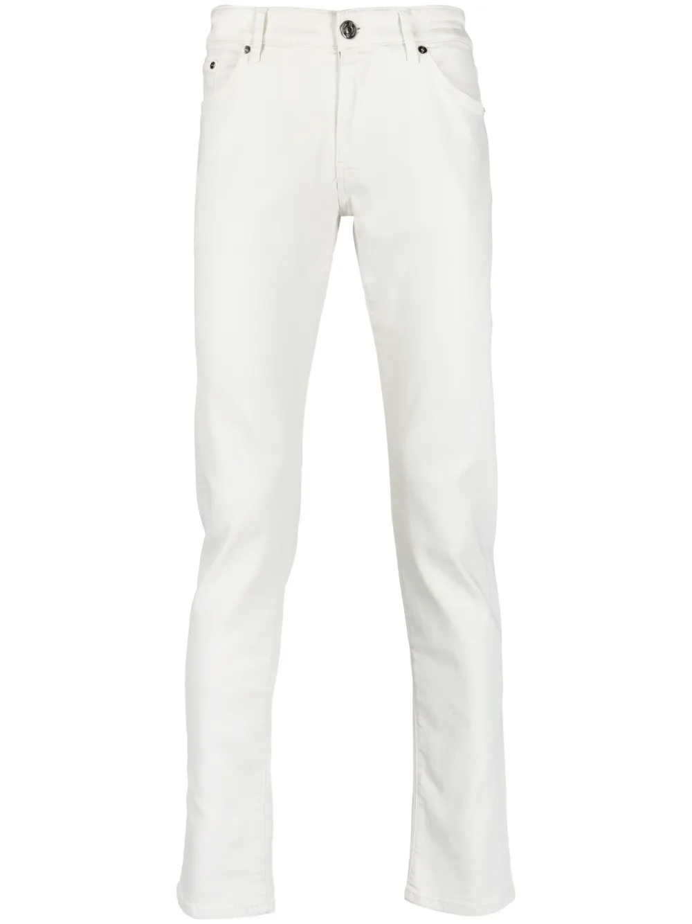 Pt Torino Slim-cut Jeans In White