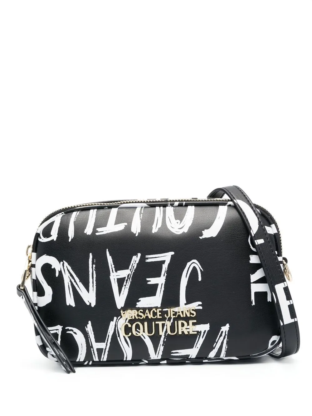 Versace Jeans Couture logo print crossbody bag | Black | Image 1