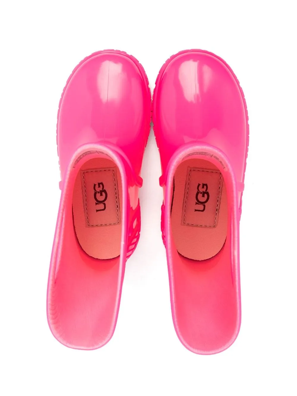 Ugg Round-toe Rain Boots In Pink