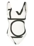 TOTEME Monogram one-piece swimsuit - White