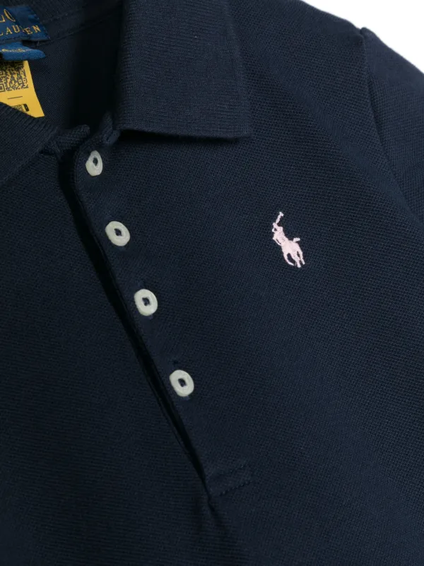 POLO RALPH LAUREN KIDS ロゴ ワンピース | ブルー | FARFETCH JP