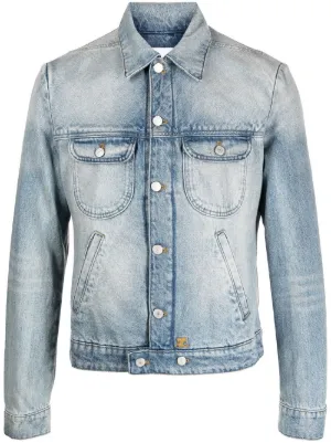 Light acid wash denim hot sale jacket