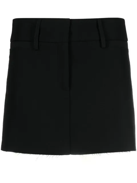 Blanca Vita concealed front-fastening mini skirt